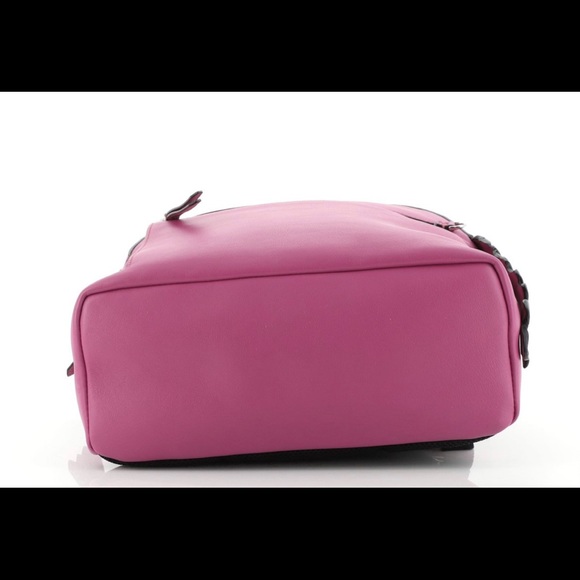 Fendi Embossed Crocodile Medium Leather Backpack - Picture 5 of 5